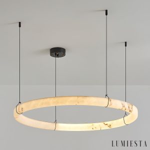 Galaphera - Lampa wisząca nowoczesna, czarno-biała do salonu, Ø50/80/100 cm