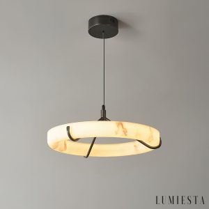 Galaphera - Lampa wisząca nowoczesna, czarno-biała do salonu, Ø50/80/100 cm