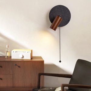 Lumiesta-goralith-lampa-wiszca-loftowa-orzech-i-czarny-trawertyn-do-jadalni-18x10-cm-4.jpg Goralith - Lampa wisząca loftowa, orzech i czarny trawertyn do jadalni Ø18x10 cm