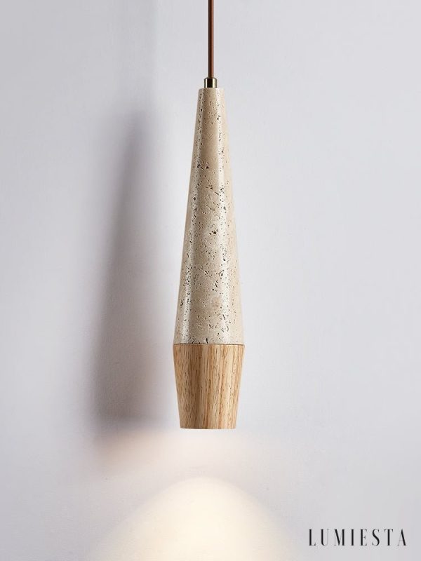 Lumiesta-latialis-lampa-wiszca-skandynawska-orzechty-trawertyn-nad-st-8xh37cm-6.jpg Latialis - Lampa wisząca skandynawska, orzech/żółty trawertyn, nad stół, Ø8xH37cm