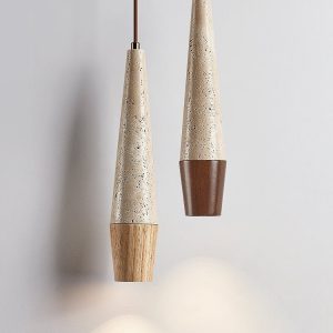 Lumiesta-latialis-lampa-wiszca-skandynawska-orzechty-trawertyn-nad-st-8xh37cm-8.jpg Latialis - Lampa wisząca skandynawska, orzech/żółty trawertyn, nad stół, Ø8xH37cm