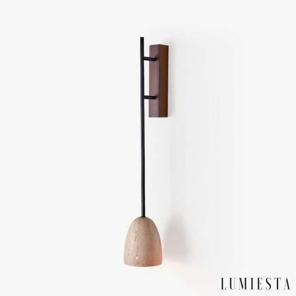 Lumiesta-lausanna-lampa-wiszca-trawertynowa-orzechowa-do-salonu-12-x-7188-cm.jpg Lausanna - Lampa wisząca trawertynowa, orzechowa do salonu, Ø12 x 71/88 cm