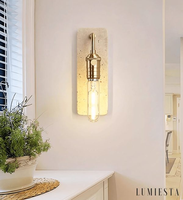 Lumiesta-lisboris-lampa-wiszca-trawertynowa-czarnazota-do-salonu-8xh23-cm-1.jpg Lisboris - Lampa wisząca trawertynowa, czarna/złota do salonu Ø8xH23 cm