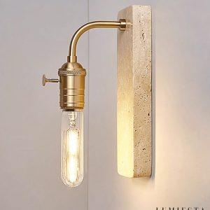 Lumiesta-lisboris-lampa-wiszca-trawertynowa-czarnazota-do-salonu-8xh23-cm-8.jpg Lisboris - Lampa wisząca trawertynowa, czarna/złota do salonu Ø8xH23 cm