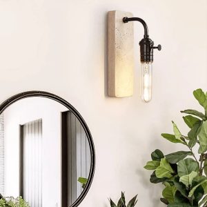 Lumiesta-lisboris-lampa-wiszca-trawertynowa-czarnazota-do-salonu-8xh23-cm-9.jpg Lisboris - Lampa wisząca trawertynowa, czarna/złota do salonu Ø8xH23 cm