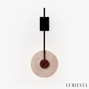 Lumiesta-lumaria-kinkiet-trawertynowy-nowoczesny-czarny-do-salonu-30-x-75-cm.jpg Lumaria - Kinkiet trawertynowy nowoczesny, czarny, do salonu, Ø30 x 75 cm