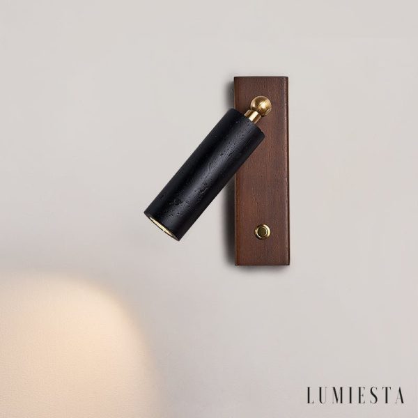 Lumiesta-lyonis-lampa-wiszca-nowoczesna-czarny-trawertyn-i-orzech-nad-st-4x12-cm-6.jpg Lyonis - Lampa wisząca nowoczesna, czarny trawertyn i orzech, nad stół Ø4x12 cm