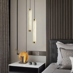 Lumiesta-machoria-lampa-wiszca-nowoczesna-zoto-biaa-do-jadalni-8-x-5060-cm-2.jpg Machoria - Lampa wisząca nowoczesna złoto-biała, do jadalni, Ø8 x 50/60 cm