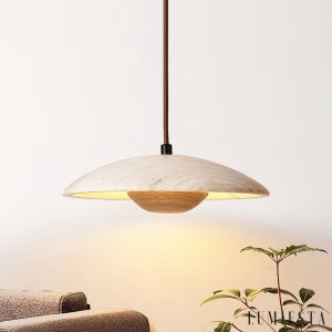 Lumiesta-manaura-lampa-wiszca-skandynawska-drewniana-orzech-do-jadalni-25-x-h8-cm-7.jpg Manaura - Lampa wisząca skandynawska drewniana, orzech do jadalni, Ø25 x H8 cm