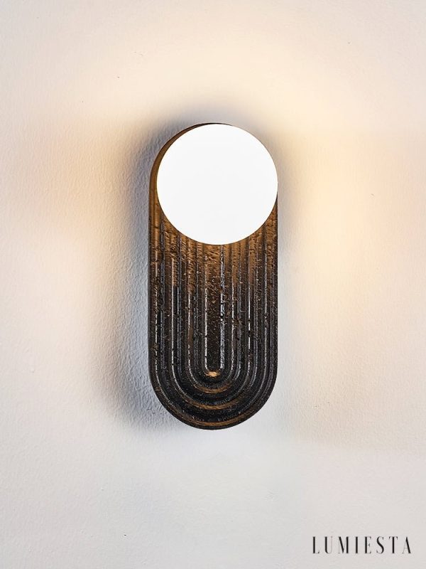 Lumiesta-marsevia-kinkiet-trawertynowy-nowoczesny-czarnybiay-do-salonu-11x25-cm-4.jpg Marsevia - Kinkiet trawertynowy nowoczesny, czarny/biały do salonu, Ø11x25 cm