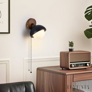 Lumiesta-mediterris-kinkiet-trawertynowy-czarny-z-orzechem-do-salonu-15x19-cm-2.jpg Mediterris - Kinkiet trawertynowy, czarny z orzechem do salonu, Ø15x19 cm