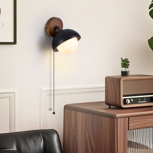 Lumiesta-mediterris-kinkiet-trawertynowy-czarny-z-orzechem-do-salonu-15x19-cm-4.jpg Mediterris - Kinkiet trawertynowy, czarny z orzechem do salonu, Ø15x19 cm