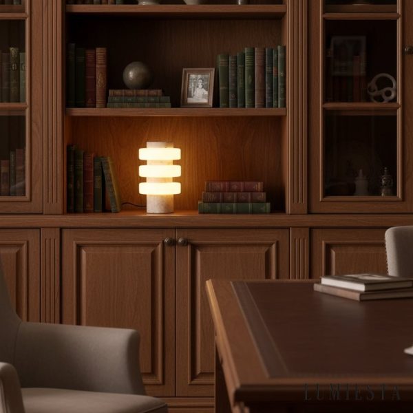 Lumiesta-meridia-lampa-stoowa-z-trawertynu-lub-marmuru-biaa-do-salonu-18-x-h30-cm-8.jpg Meridia - Lampa stołowa z trawertynu lub marmuru, biała do salonu Ø18 x H30 cm