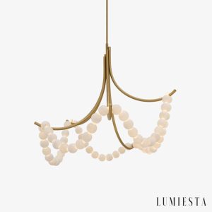 Lumiesta-perugina-lampa-wiszca-alabastrowa-zota-do-salonu-11792-cm-8.jpg Perugina - Lampa wisząca alabastrowa złota do salonu, Ø117/92 cm