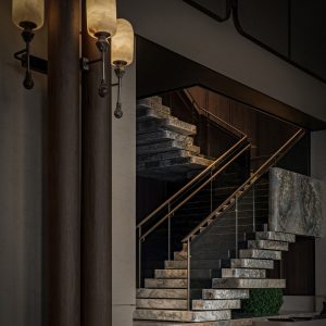 QuitoLux - Lampa wisząca glamour mosiężna z alabastrem do salonu Ø34x49 cm