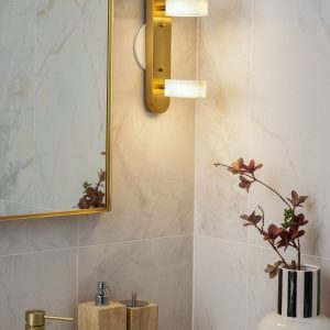 RavennaX - Plafon marmurowy nowoczesny, czarny, do salonu, Ø32/51 cm