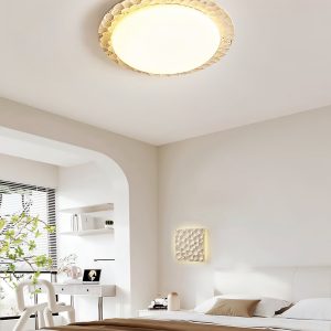 Lumiesta-rhodosia-lampa-sufitowa-trawertynowa-to-biaa-do-salonu-50-x-10-cm-2.jpg Rhodosia - Lampa sufitowa trawertynowa, żółto-biała do salonu Ø50 x 10 cm