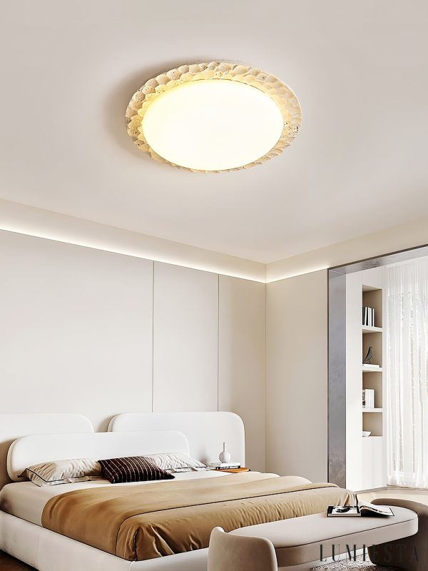 Lumiesta-rhodosia-lampa-sufitowa-trawertynowa-to-biaa-do-salonu-50-x-10-cm-5.jpg Rhodosia - Lampa sufitowa trawertynowa, żółto-biała do salonu Ø50 x 10 cm