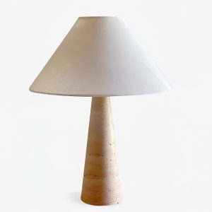 Lumiesta-riminix-lampa-stoowa-trawertynowa-to-biaa-do-salonu-3540x52-cm-9.jpg RiminiX - Lampa stołowa trawertynowa, żółto-biała do salonu, Ø35/40x52 cm