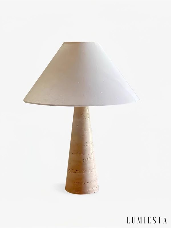 Lumiesta-riminix-lampa-stoowa-trawertynowa-to-biaa-do-salonu-3540x52-cm-9.jpg RiminiX - Lampa stołowa trawertynowa, żółto-biała do salonu, Ø35/40x52 cm