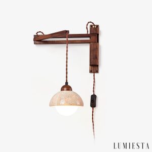 Lumiesta-sevillia-kinkiet-trawertynowy-ty-orzechowy-do-salonu-111215-cm.jpg Sevillia - Kinkiet trawertynowy żółty, orzechowy do salonu, ∅11/12/15 cm