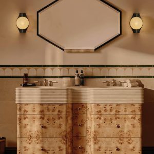 Sienaria - Lampa sufitowa alabastrowa, brązowo-biała do salonu, Ø16x21 cm