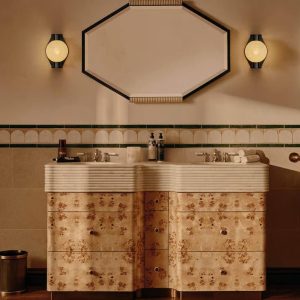 Sienaria - Lampa sufitowa alabastrowa, brązowo-biała do salonu, Ø16x21 cm