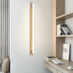 Lumiesta-slonevyr-kinkiet-nowoczesny-orzechty-trawertyn-do-salonu-5-x-6080100-3.jpg Slonevyr - Kinkiet nowoczesny orzech/żółty trawertyn do salonu, Ø5 x 60/80/100