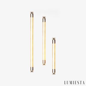 Lumiesta-slonevyr-kinkiet-nowoczesny-orzechty-trawertyn-do-salonu-5-x-6080100.jpg Slonevyr - Kinkiet nowoczesny orzech/żółty trawertyn do salonu, Ø5 x 60/80/100