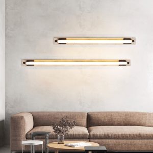 Lumiesta-slonevyr-kinkiet-nowoczesny-orzechty-trawertyn-do-salonu-5-x-6080100-5.jpg Slonevyr - Kinkiet nowoczesny orzech/żółty trawertyn do salonu, Ø5 x 60/80/100