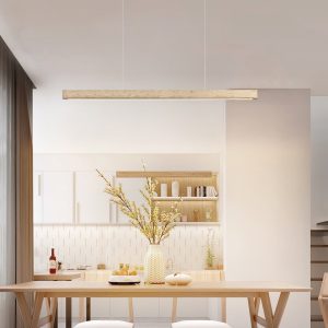 Toledis - Lampa wisząca trawertynowa, orzechowa do jadalni, Ø80/100/120/150 cm