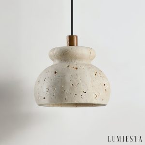 Lumiesta-travora-226-lampa-wiszca-travertynowa-ta-drewniana-do-salonu-12x9-cm-8.jpg Travora 226 - Lampa wisząca travertynowa żółta, drewniana do salonu Ø12x9 cm