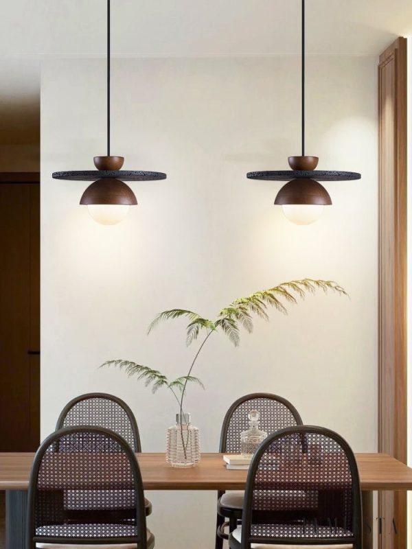 Lumiesta-tropeza-lampa-wiszca-trawertynowa-czarna-do-salonu-30x18-cm-5.jpg Tropeza - Lampa wisząca trawertynowa czarna do salonu Ø30x18 cm