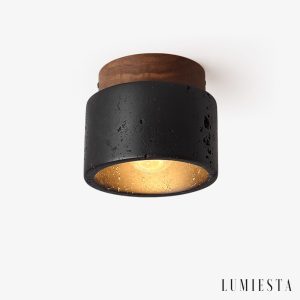 Lumiesta-umbrialis-plafon-skandynawski-orzech-i-czarny-trawertyn-do-salonu-12-x-10-cm.jpg Umbrialis - Plafon skandynawski, orzech i czarny trawertyn do salonu Ø12 x 10 cm