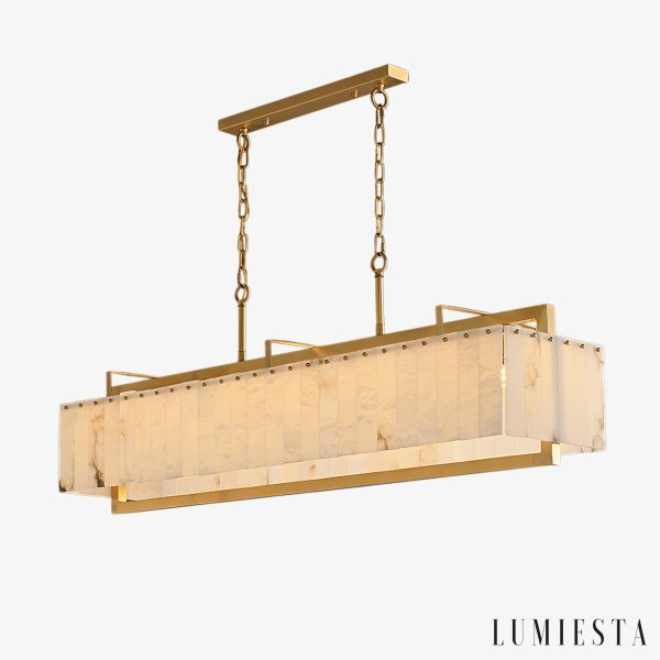 Urbisca - Lampa wisząca glamour, złota i biała do jadalni 100/125 cm