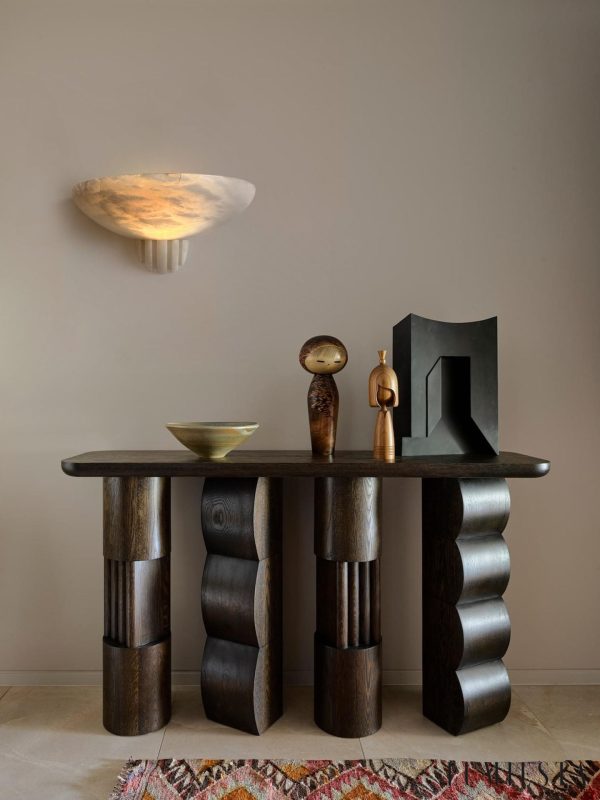 Veneziax - Plafon alabastrowy nowoczesny, biały do salonu i sypialni, Ø30 x 18 cm