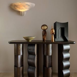 Veneziax - Plafon alabastrowy nowoczesny, biały do salonu i sypialni, Ø30 x 18 cm