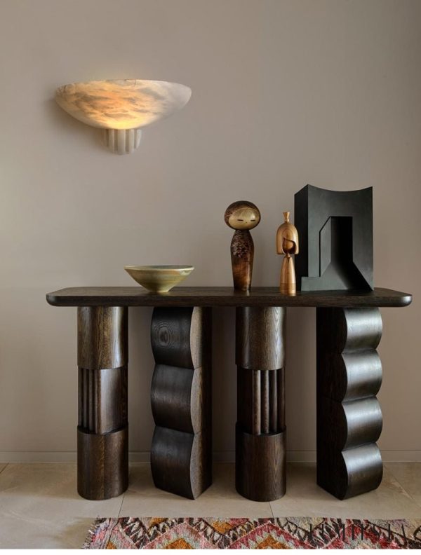 Veneziax - Plafon alabastrowy nowoczesny, biały do salonu i sypialni, Ø30 x 18 cm