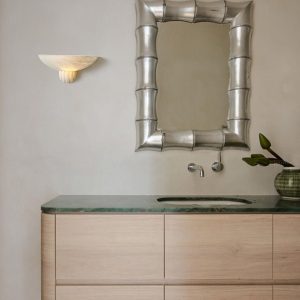 Veneziax - Plafon alabastrowy nowoczesny, biały do salonu i sypialni, Ø30 x 18 cm