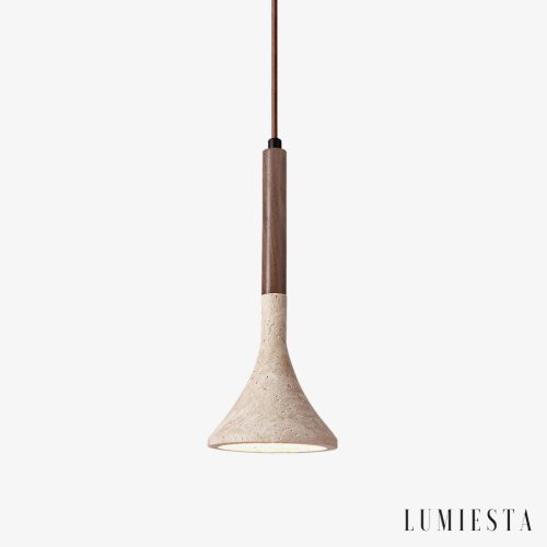 Lumiesta-zarvina-lampa-wiszca-drewniano-trawertynowa-do-jadalni-13-h30150-cm.jpg Zarvina - Lampa wisząca drewniano-trawertynowa do jadalni, Ø13 H30/150 cm