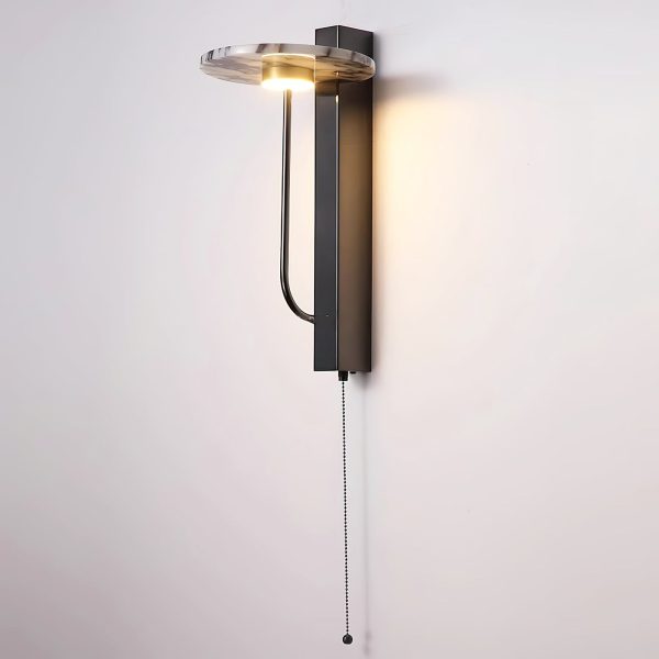 Luxury Marble Aloa wall lamp with marble shade, LED
