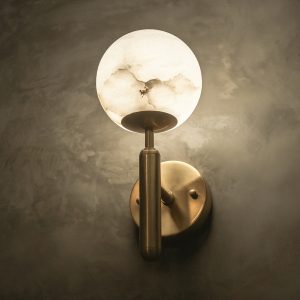 O1CN01LObxM81uB8f5XmaAg_2216361765998-0-cib.jpg Orbis - Lampa ścienna Alabaster złota elegancja 15cm x 35cm