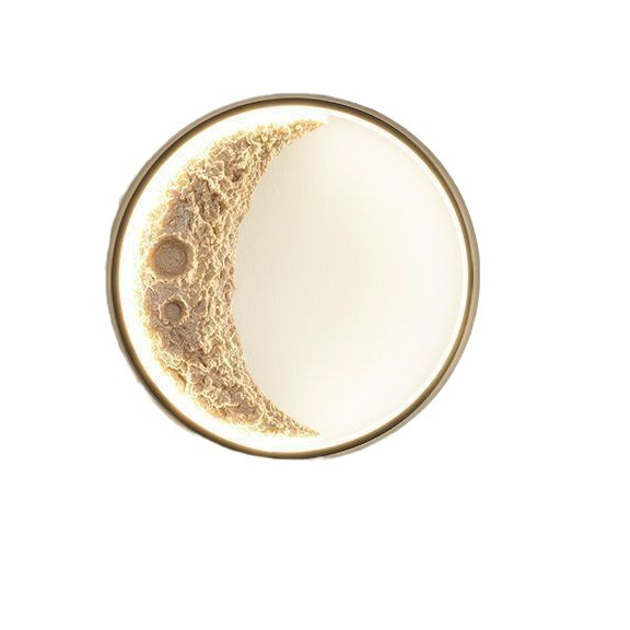 Luna - lampa ścienna w stylu nowoczesnym księżycowa