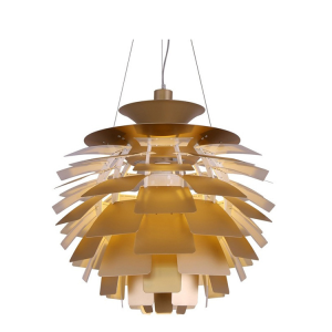 Lopez - Nowoczesna metalowa lampa wisząca w kształcie karczocha