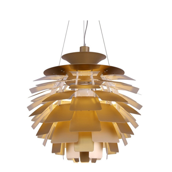 Lopez - Nowoczesna metalowa lampa wisząca w kształcie karczocha