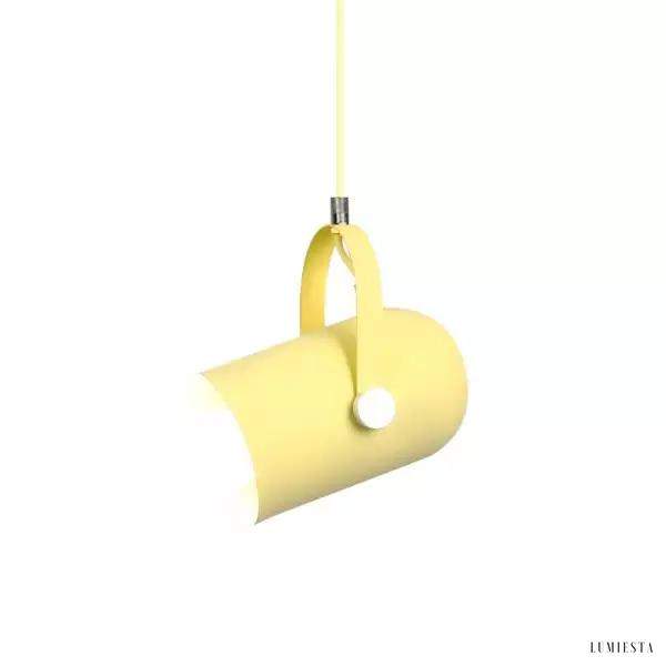 Aria Lampa Wisząca Nowoczesny Klosz w Kolorze