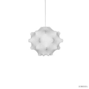 Lampa wisząca Terra w kształcie dmuchawca biała