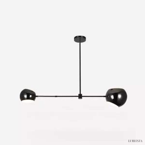 Lampa wisząca Acaba w nowoczesnym stylu czarna 40W