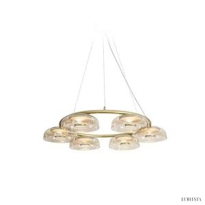 Lampa wisząca Blossi w stylu nowoczesnym z sześcioma źródłami światła