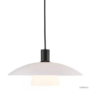 Lampa Wisząca Nordlux Verona z Opalowym Szkłem w Skandynawskim Stylu